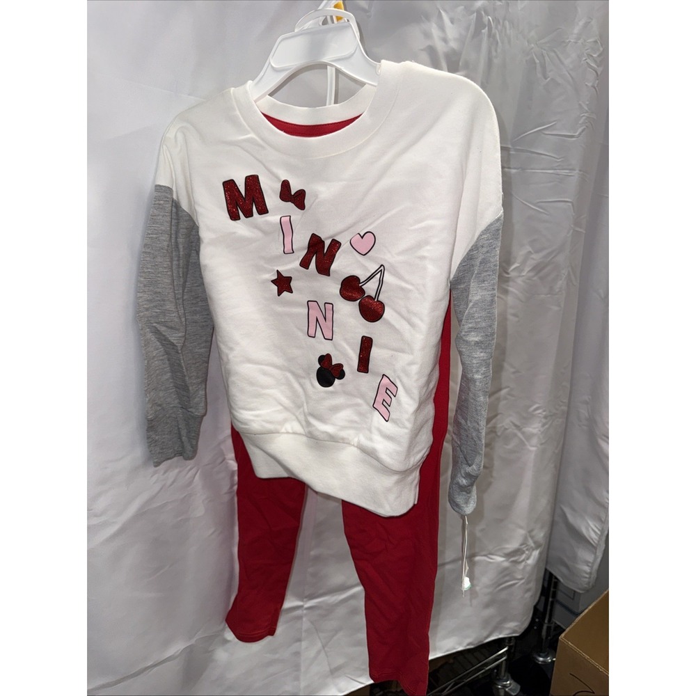 disney junior size 3t girls 2 piece minnie outfit new